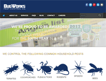Tablet Screenshot of bugworksrgv.com